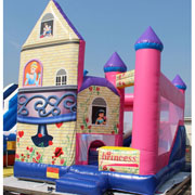 Disney Princess inflatable combos bouncy castle